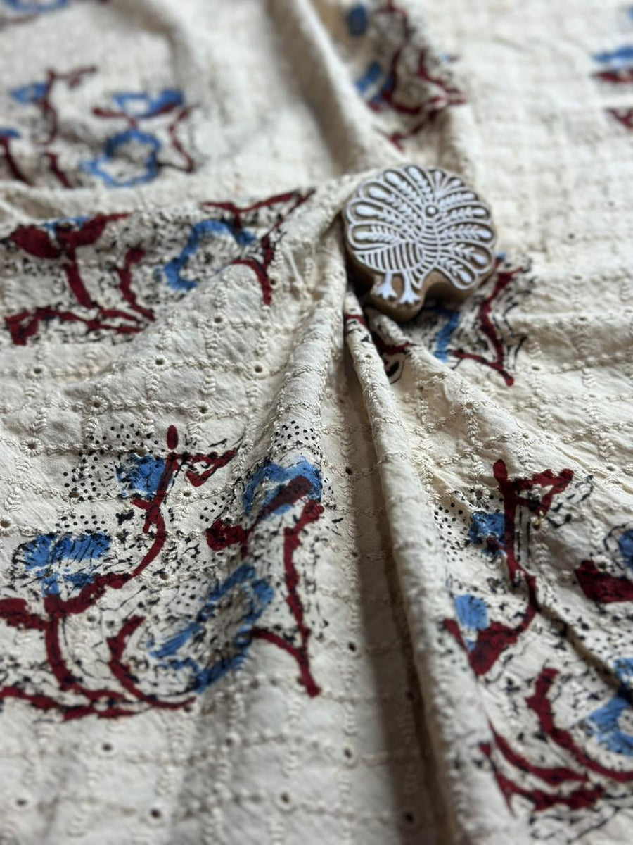 Ajrakh Hakoba Cotton Fabric image 0
