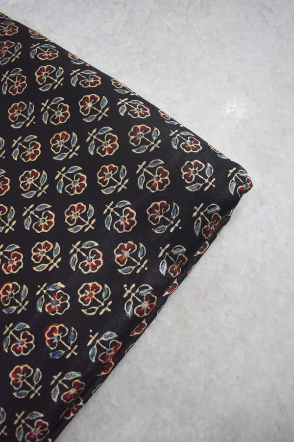 Ajrakh Mashru Silk Fabrics image 0