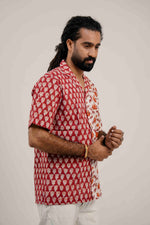Rust Bloom Split Shirt image 4