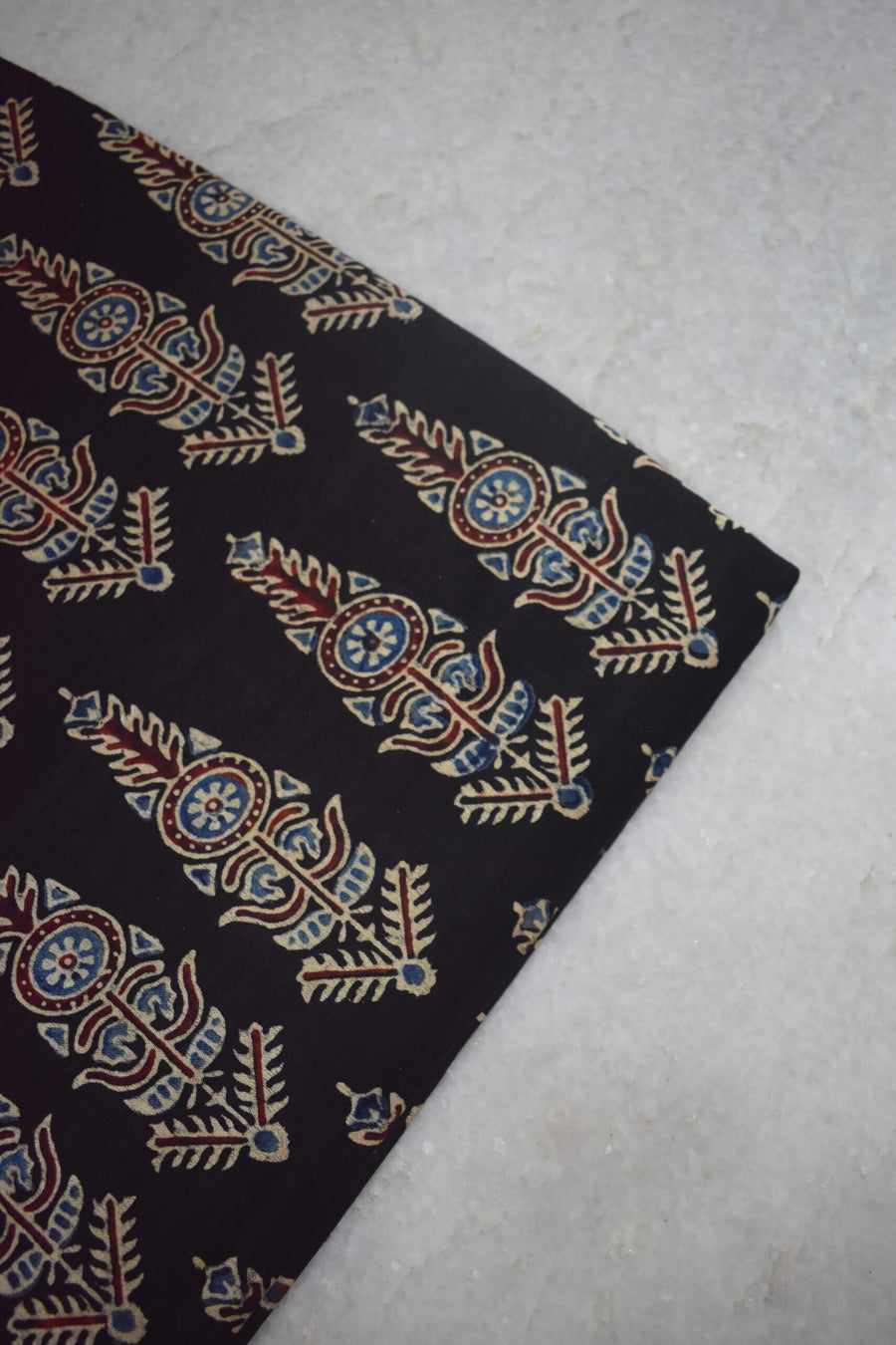 Ajrakh Mashru Silk Fabrics image 0