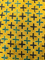 Ajrakh Blockprint Natural Running Fabrics image 2