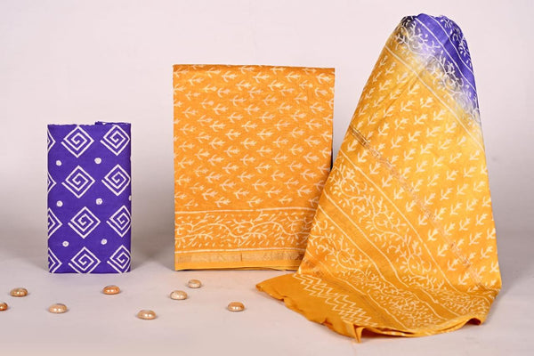 Chanderi Silk Cotton Suit Sets image 0