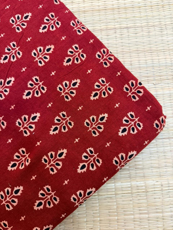 Ajrakh Veg Print Running Fabrics image 0