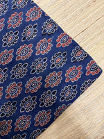 Ajrakh Blockprint Natural Running Fabrics image 0