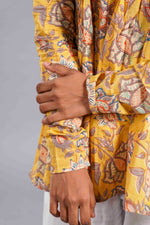 Mustard Floral Charm Top image 2