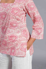 Pink Blush Sanganeri Classic Top image 2