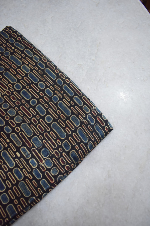 Ajrakh Mashru Silk Fabrics image 0