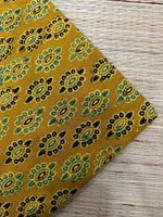 Ajrakh Blockprint Natural Running Fabrics image 0