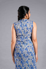 Indigo Bloom Sleeveless Kurta Set image 4