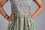 Mint Blossom Sanganeri Midi Dress image 2