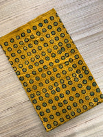 Ajrakh Blockprint Natural Running Fabrics image 1