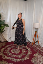 Ajrakh Black Butterfly Co-Ord Set image 5