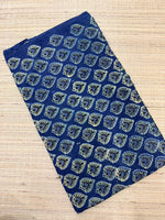 Ajrakh Blockprint Natural Running Fabrics image 1