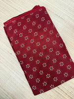 Ajrakh Veg Print Running Fabrics image 1