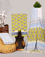 Mul Cotton Suit Sets With Shiffon Dupatta image 0