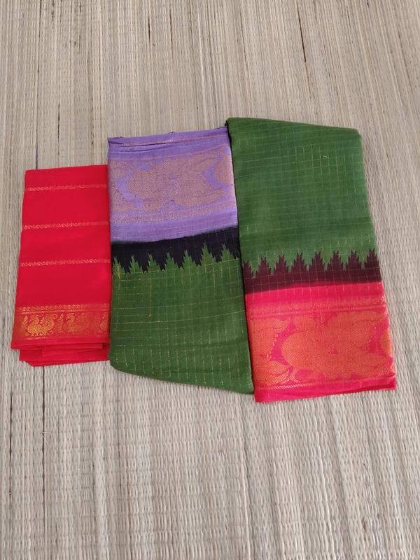 Madurai Sungidi Ganga Jamuna Border Sarees