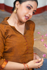 Ishani – Narayanpet Cotton A-Line Dress image 4