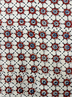 Ajrakh Blockprint Natural Running Fabrics image 2