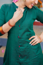 Charvika – Narayanpet Cotton A-Line Dress image 6
