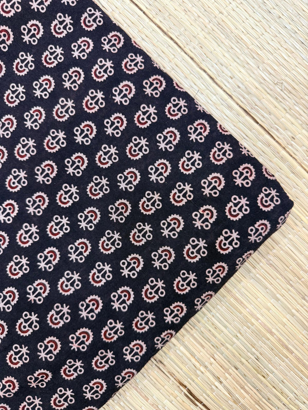 Ajrakh Veg Print Running Fabrics image 0