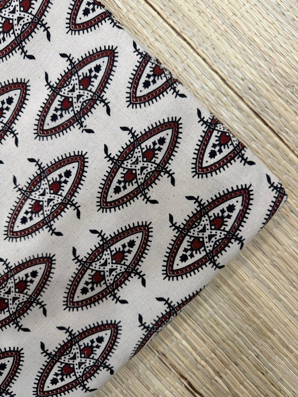 Ajrakh Veg Print Running Fabrics image 0
