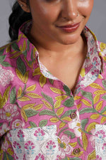 Blush Garden Sanganeri Shirt image 1