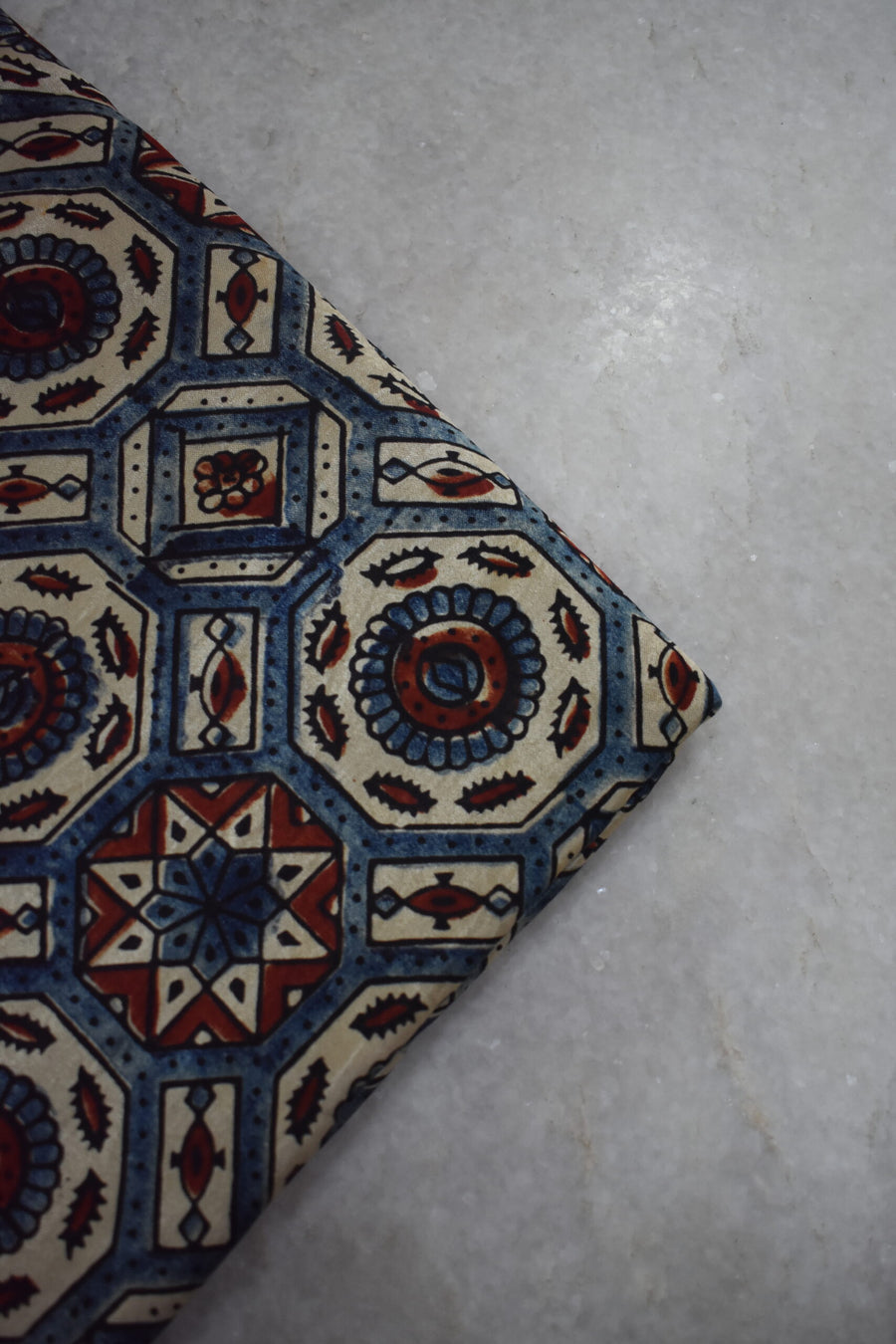 Ajrakh Mashru Silk Fabrics image 0