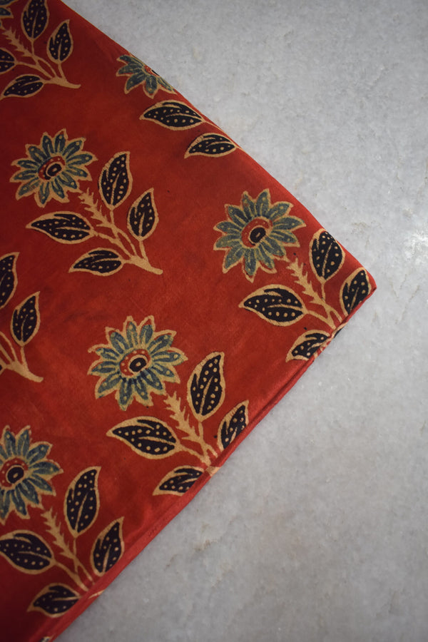 Ajrakh Mashru Silk Fabrics image 0