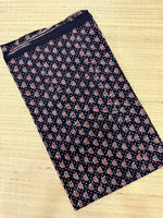 Ajrakh Blockprint Natural Running Fabrics image 1